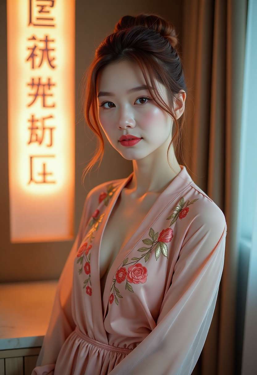 演员在片场阅读剧本